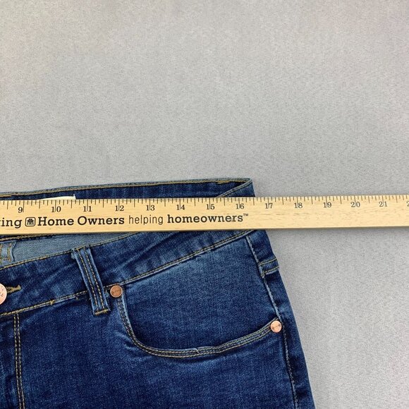 Barbell Apparel Mens Pants 32 Blue Denim Jeans Slim Fit Tapered Stretch 32x34 - Picture 5 of 11